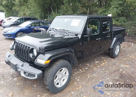 2023 Jeep Gladiator Sport S 4X4 из США, поврежденный, VIN 1C6HJTAG3PL531867